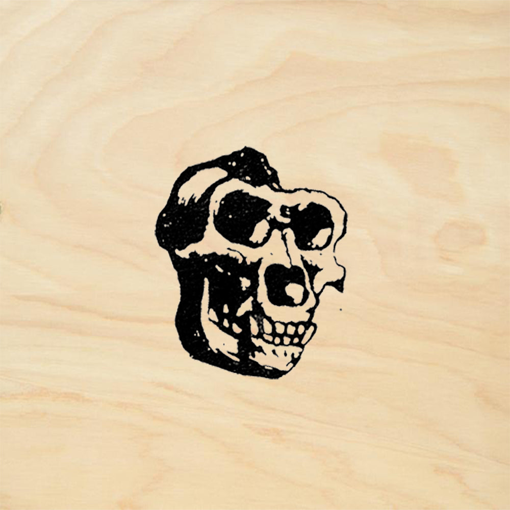 StampaFe Gorilla Skull Halloween Rubber Art Stamp