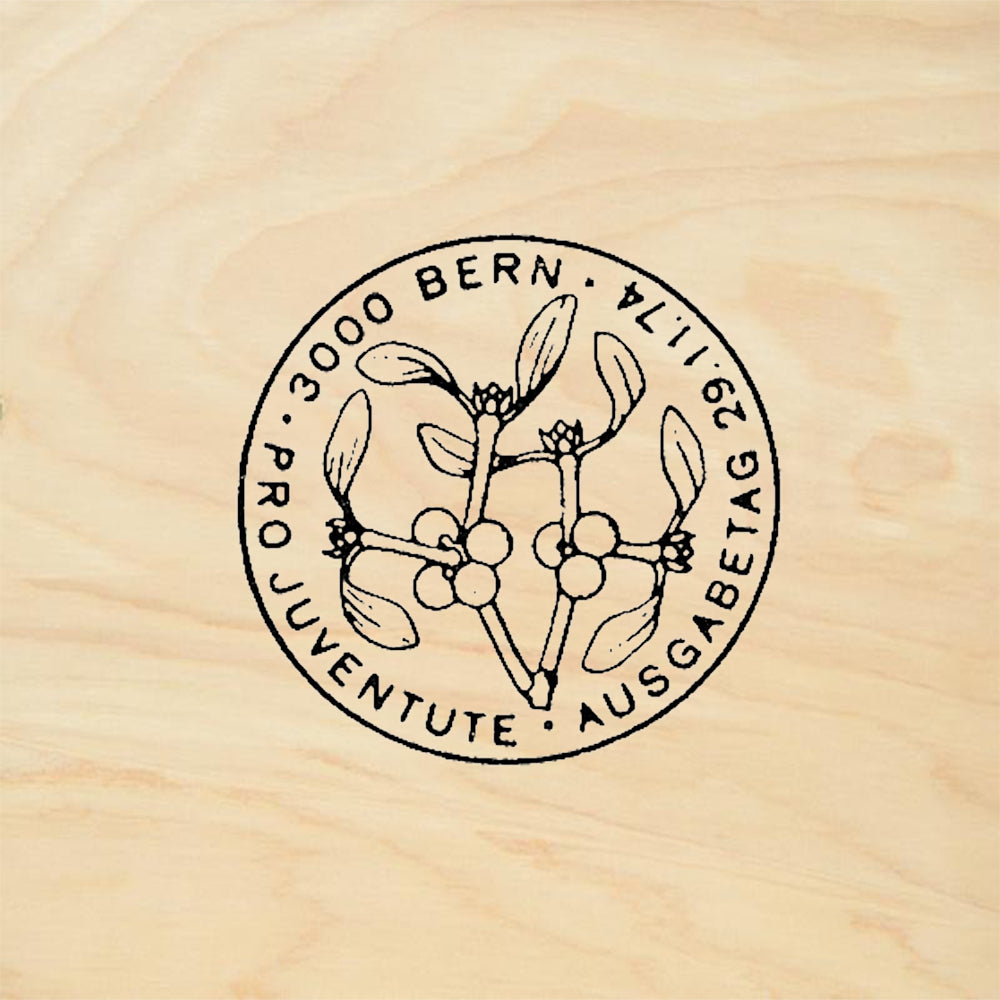 StampaFe Bern Pro Juventute Postmark Vintage Rubber Art Stamp