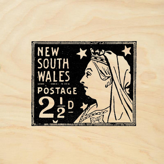 StampaFe New South Wales Victoria Postmark Vintage Rubber Art Stamp
