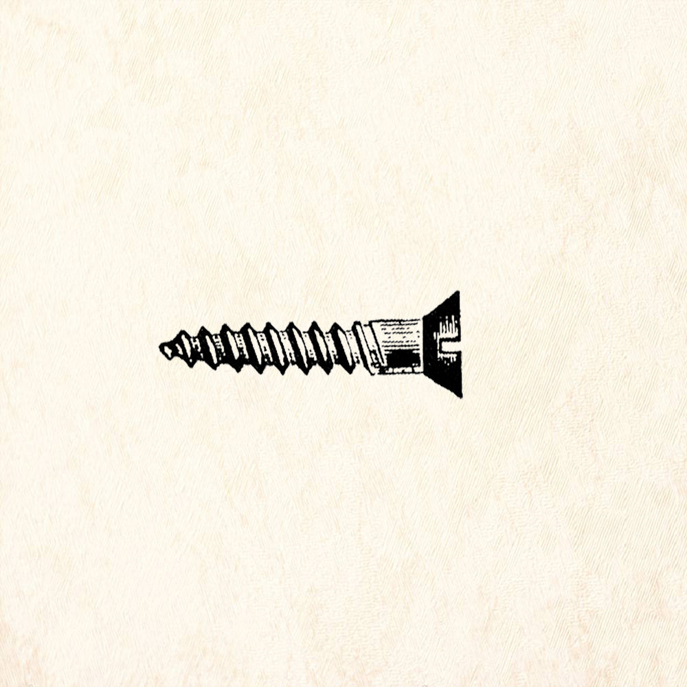 StampaFe Screw Rubber Art Stamp