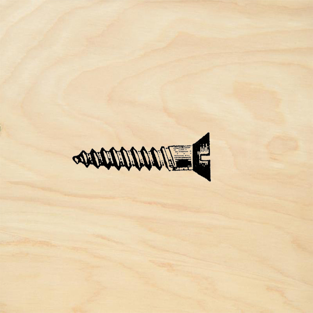 StampaFe Screw Hardware Mixed Media Rubber Art Stamp