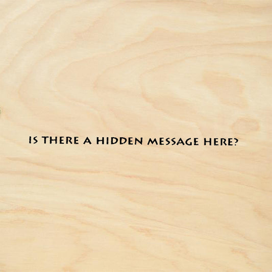 StampaFe Hidden Message Humorous Sentiment Rubber Art Stamp