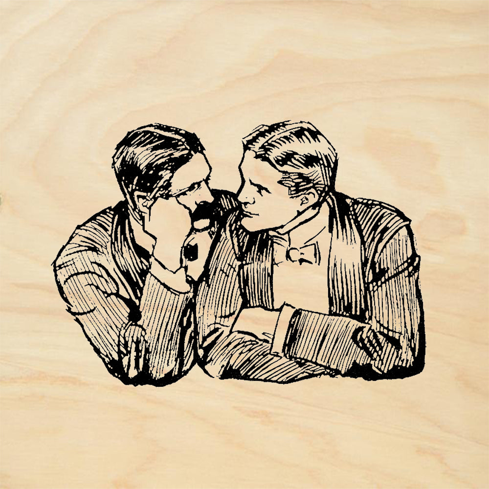 StampaFe Your Place or Mine? Rubber Art Stamp