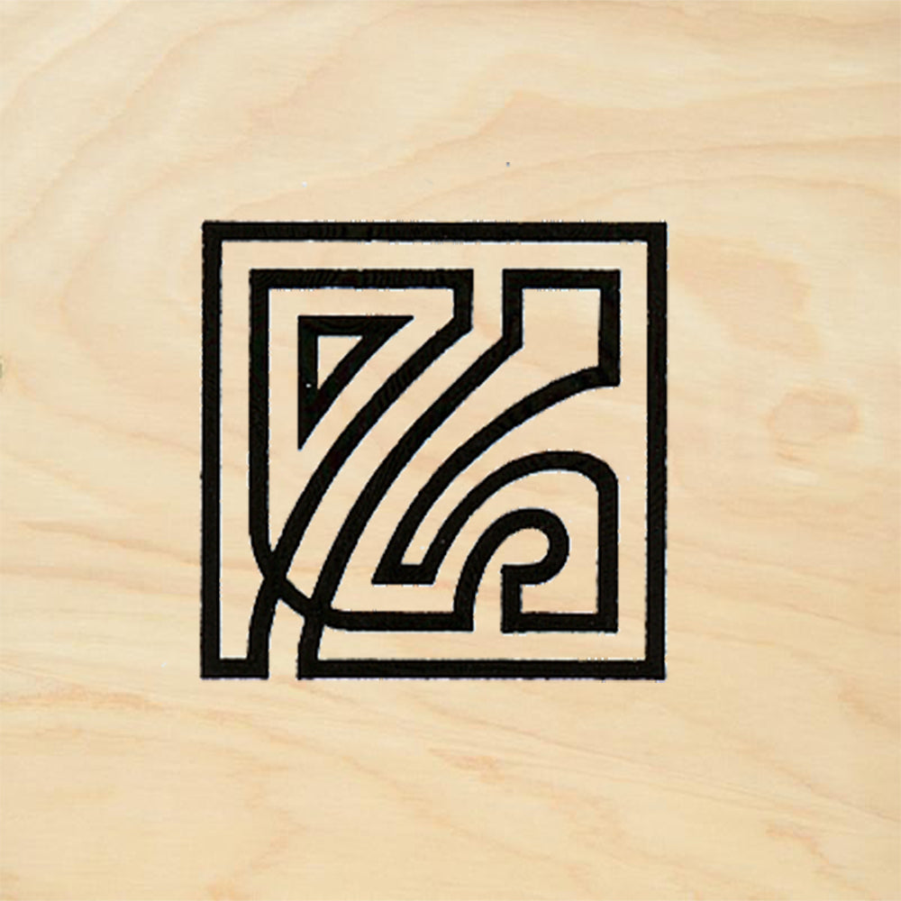 StampaFe Flourish Square Abstract Mixed Media Rubber Art Stamp