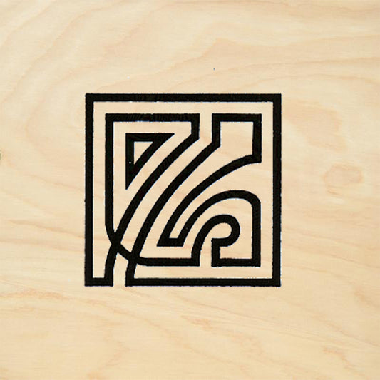 StampaFe Flourish Square Abstract Mixed Media Rubber Art Stamp