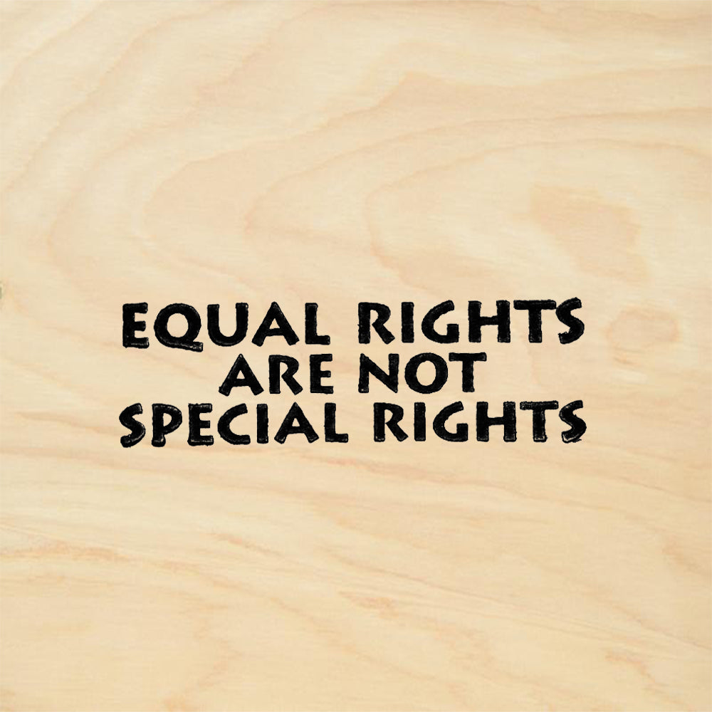 StampaFe Equal Rights Sentiment Mixed Media Rubber Art Stamp