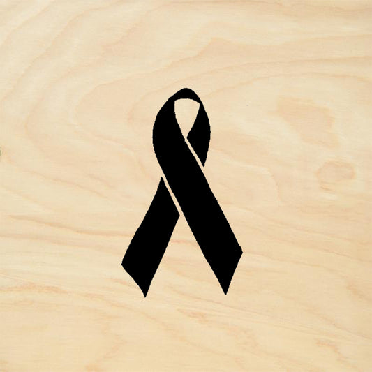 StampaFe Awareness Ribbon Mixed Media Card Making Rubber Art Stamp