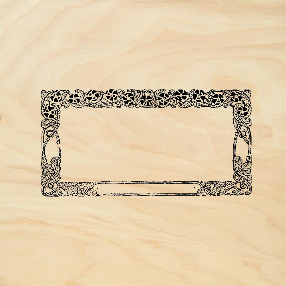 StampaFe Arts and Crafts Frame Rubber Art Stamp