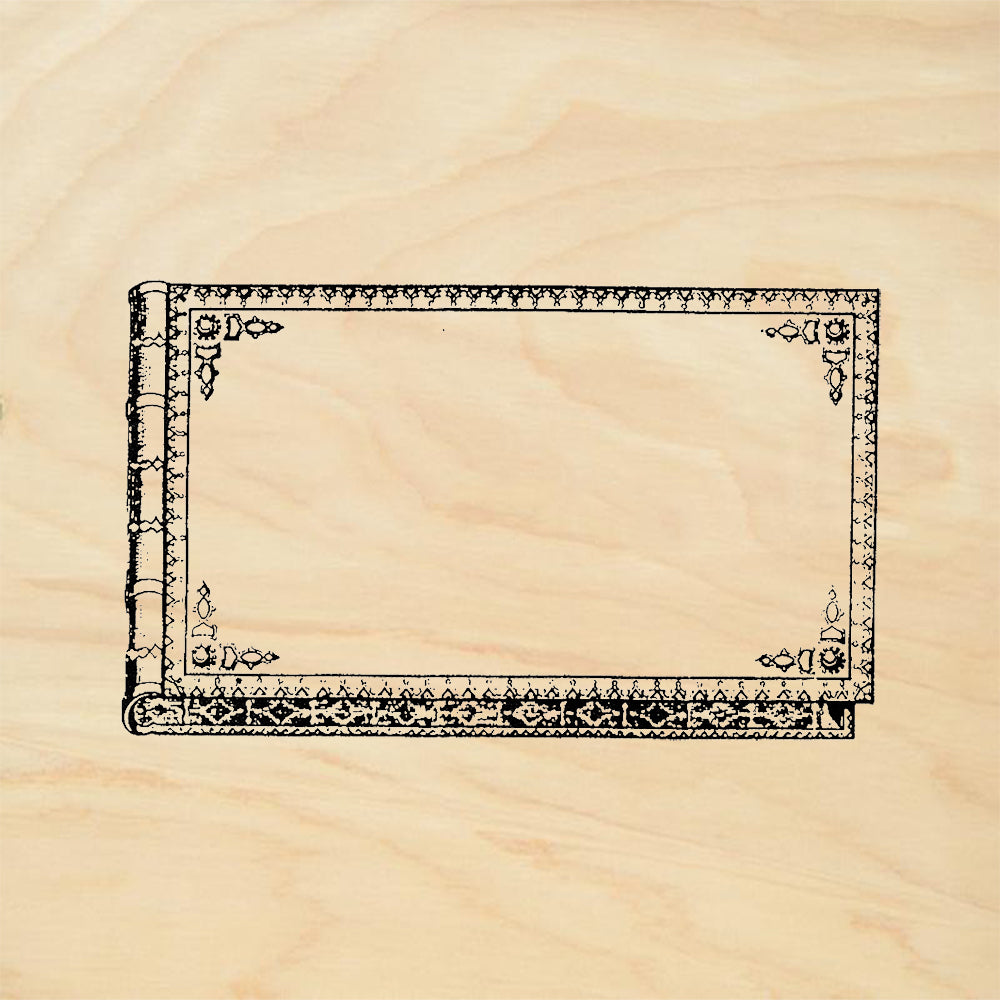 StampaFe Album Frame Vintage Scrapbooking Rubber Art Stamp