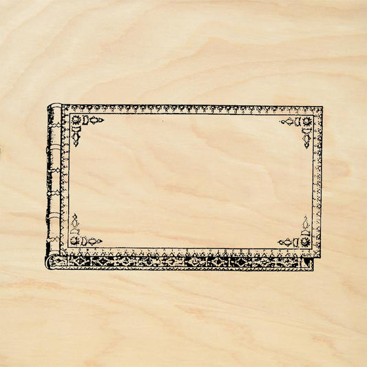 StampaFe Album Frame Vintage Scrapbooking Rubber Art Stamp