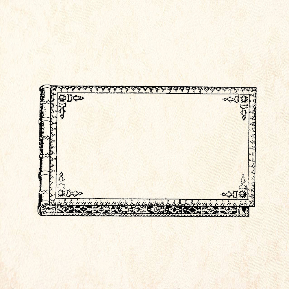 StampaFe Album Frame Rubber Art Stamp