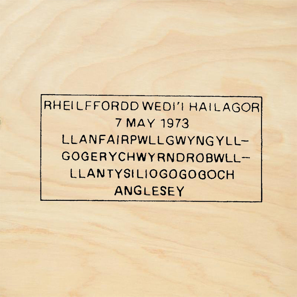 StampaFe Welsh Cancellation Rubber Art Stamp