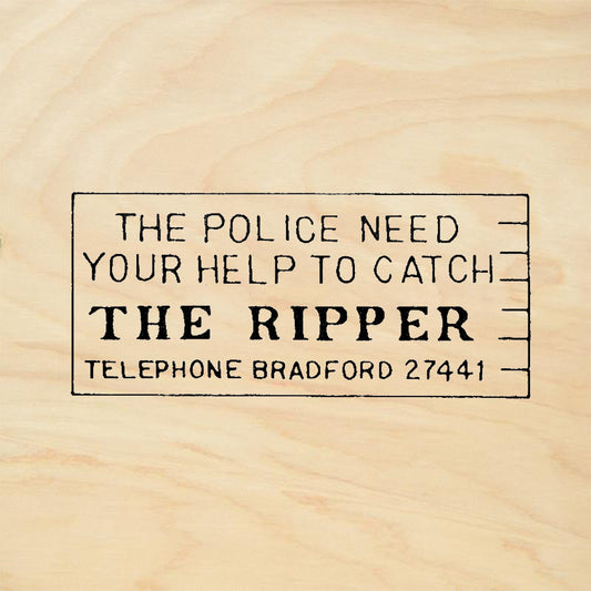 StampaFe Help Catch the Ripper Postmark Vintage Rubber Art Stamp