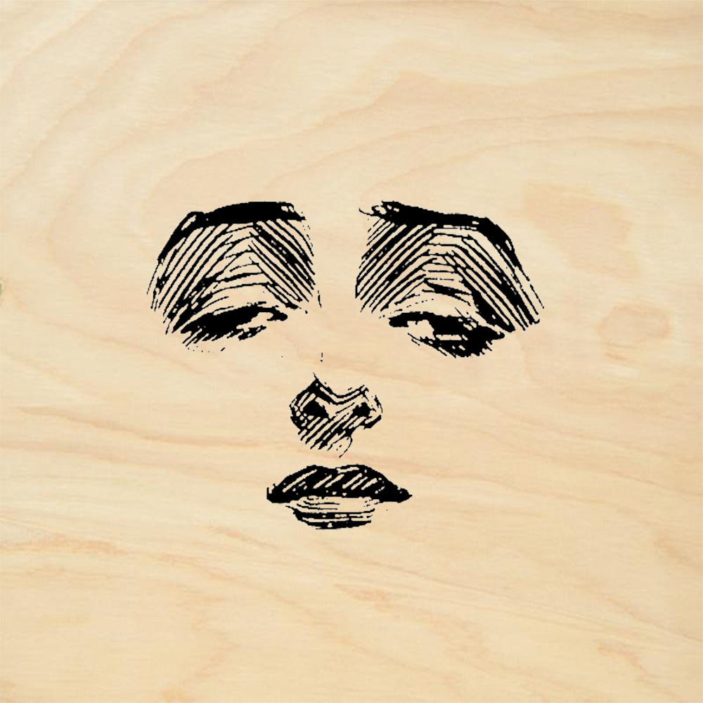StampaFe Josephine Face Retro Portrait Rubber Art Stamp