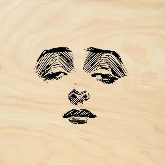 StampaFe Josephine Face Retro Portrait Rubber Art Stamp