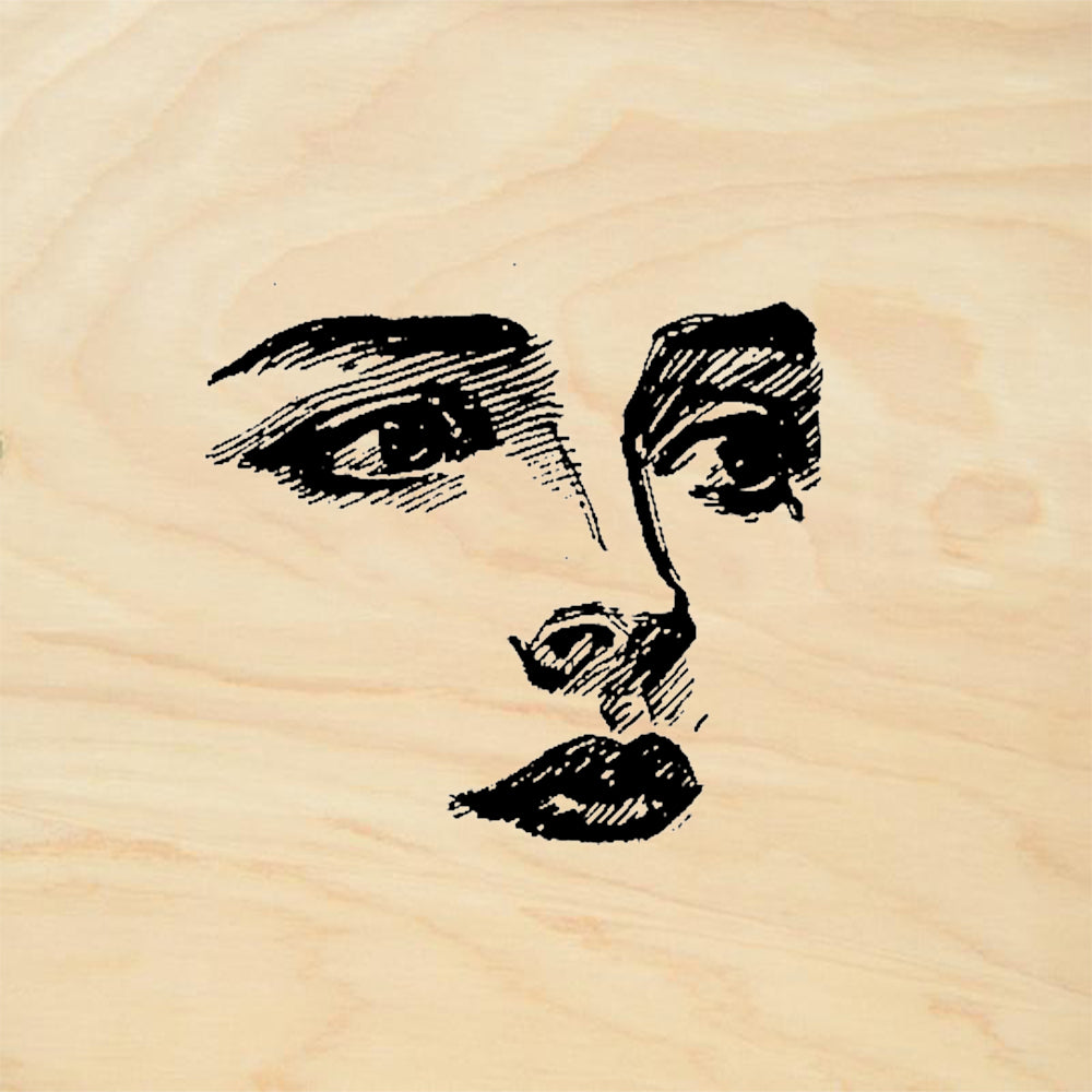 StampaFe Meryl Face Retro Portrait Rubber Art Stamp