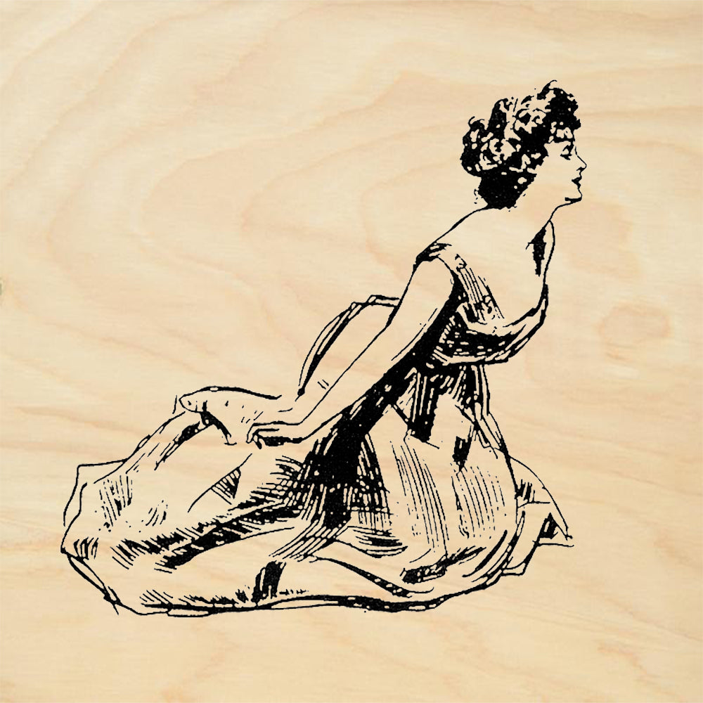 StampaFe Monadesde Rubber Art Stamp