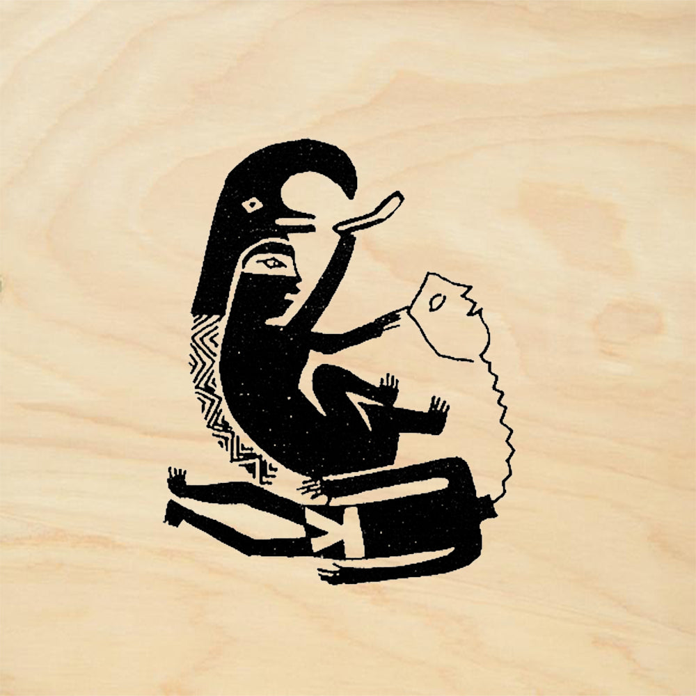 StampaFe Shaman Southwestern Mixed Media Rubber Art Stamp