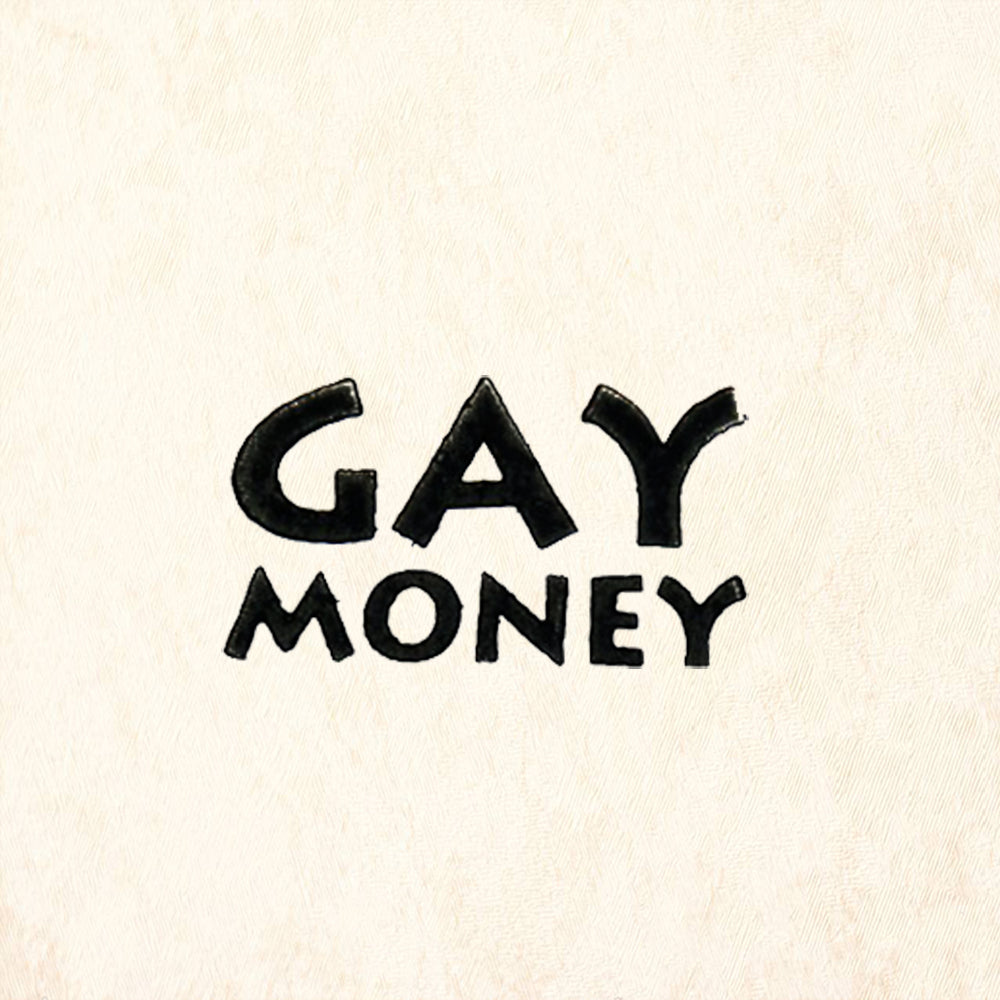 StampaFe Gay Money Humorous Sentiment Rubber Art Stamp
