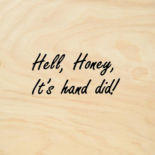 StampaFe Hand Did Humorous Sentiment Rubber Art Stamp