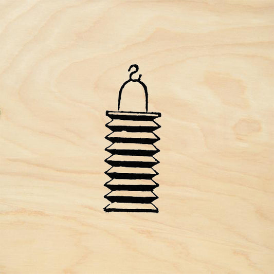 StampaFe Chinese Lantern Asian Mixed Media Rubber Art Stamp