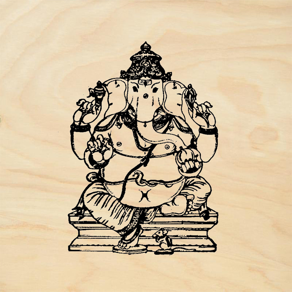 StampaFe Ganesh Rubber Art Stamp