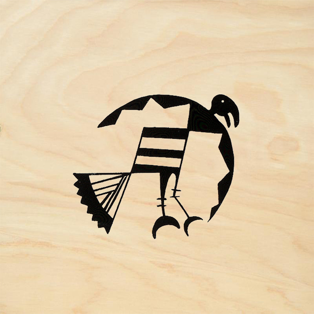 StampaFe Mimbres Eagle Surfer Silhouette Rubber Art Stamp