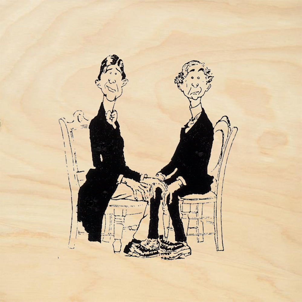StampaFe It's Just Us Retro Couple Rubber Art Stamp