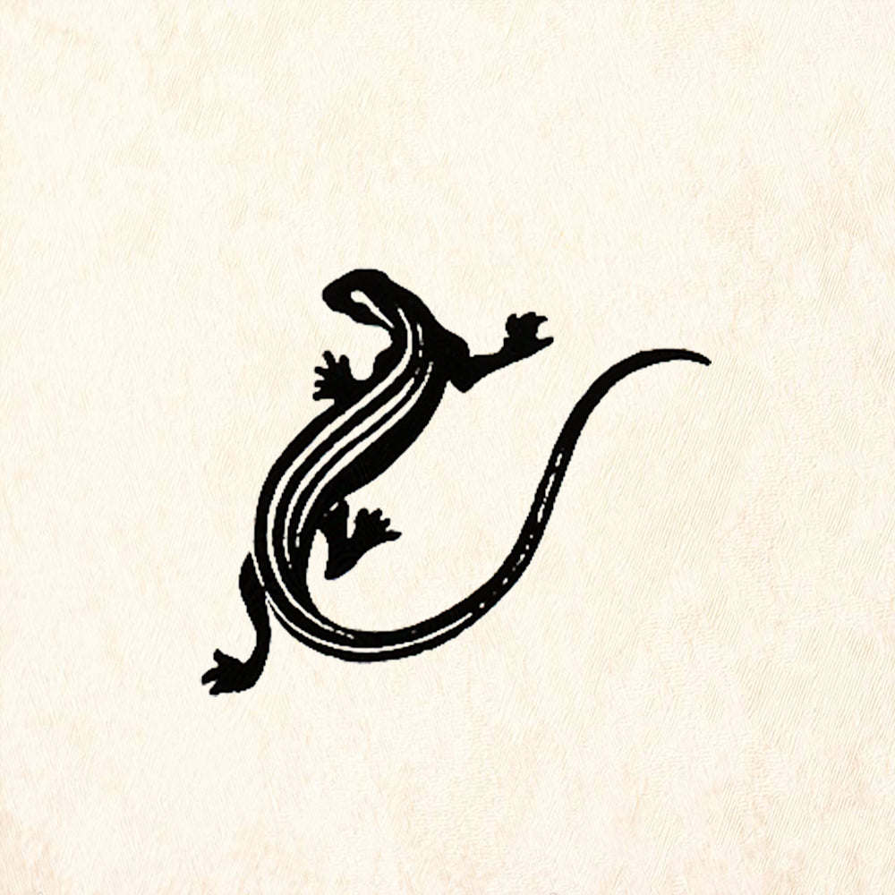StampaFe Gecko Tiny Left Southwestern Rubber Art Stamp