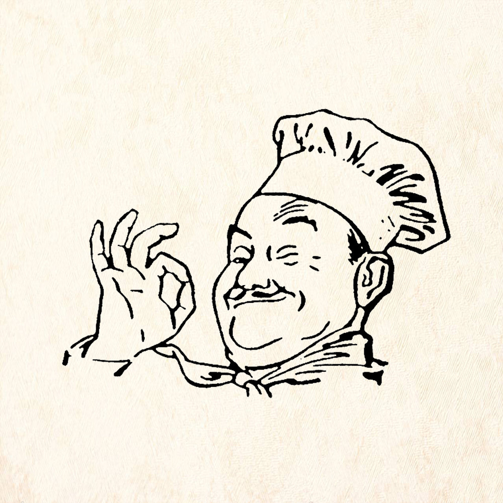 StampaFe Chef Luigi Rubber Art Stamp