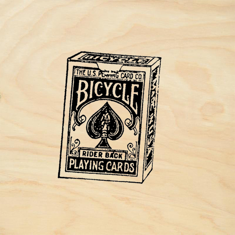 StampaFe Deck of Cards Playing Card Mixed Media Rubber Art Stamp