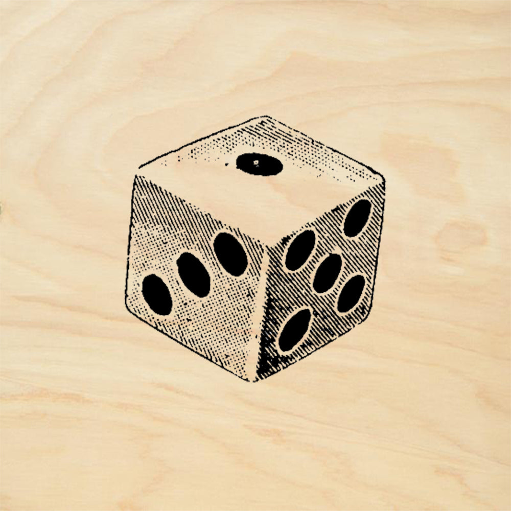 StampaFe Die Single Dice Rubber Art Stamp