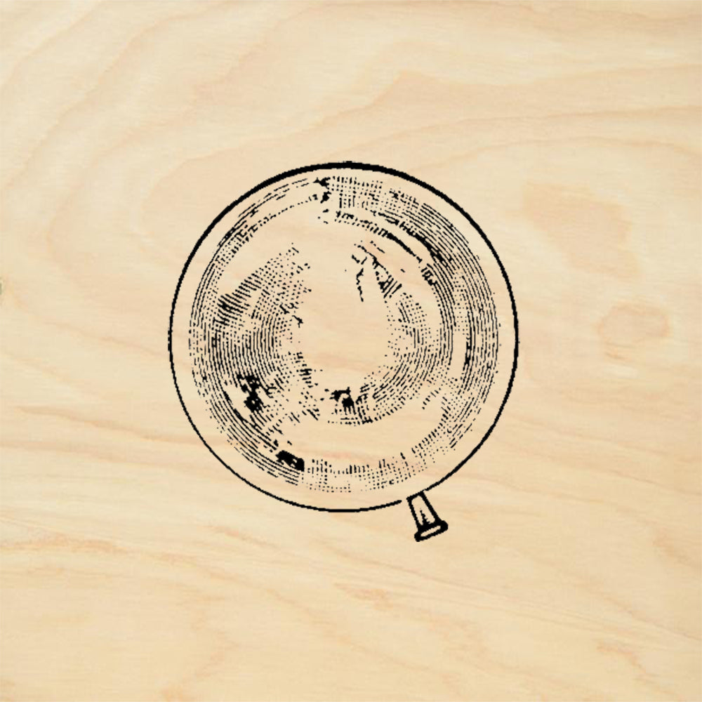 StampaFe Round Balloon Party Card Making Rubber Art Stamp