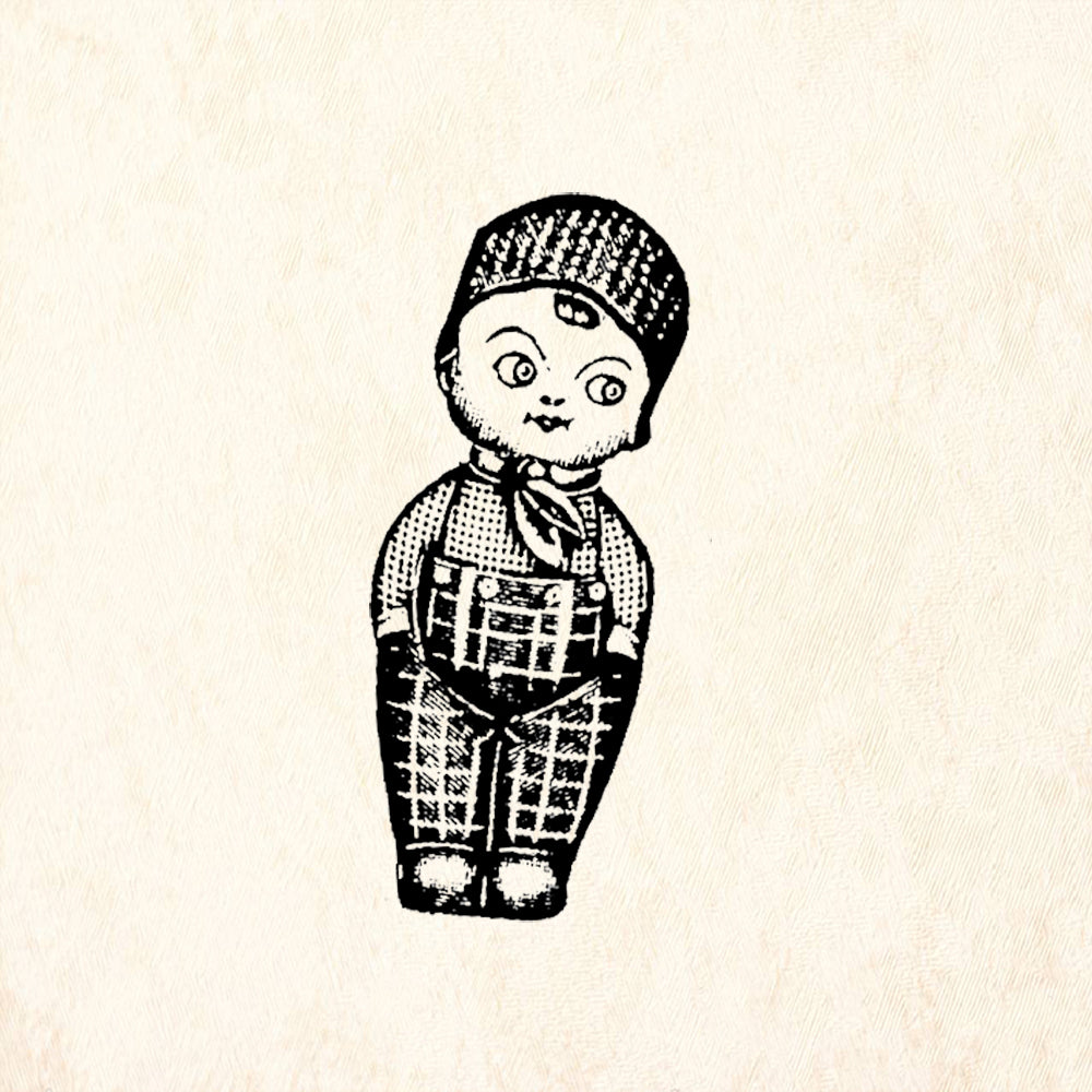 StampaFe Jan Doll Rubber Art Stamp