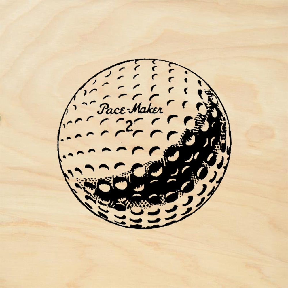 StampaFe Golf Ball Rubber Art Stamp