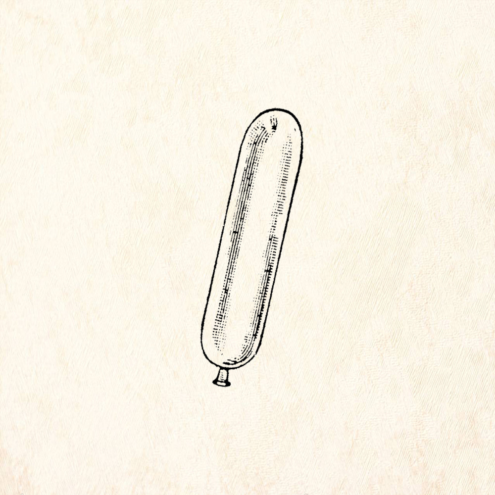 StampaFe Long Balloon Rubber Art Stamp