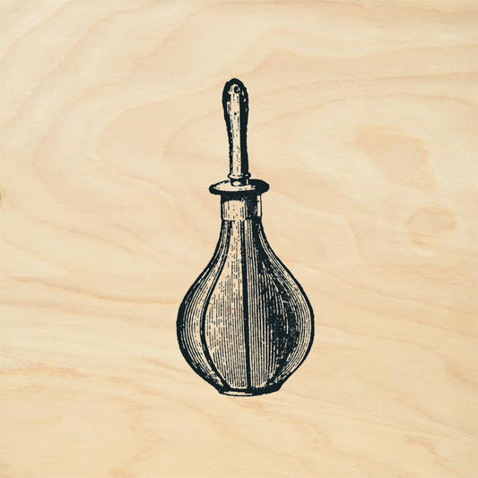 StampaFe Bulb Dropper Vintage Apothecary Rubber Art Stamp