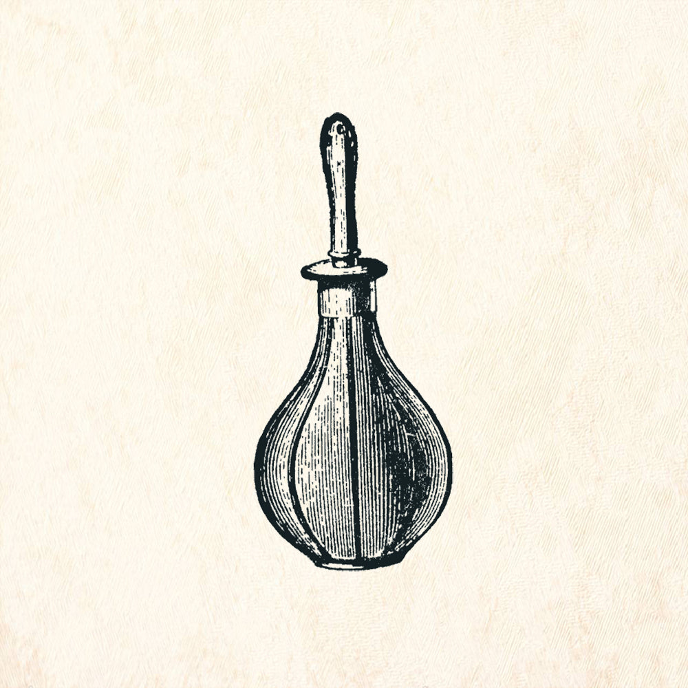 StampaFe Bulb Dropper Rubber Art Stamp