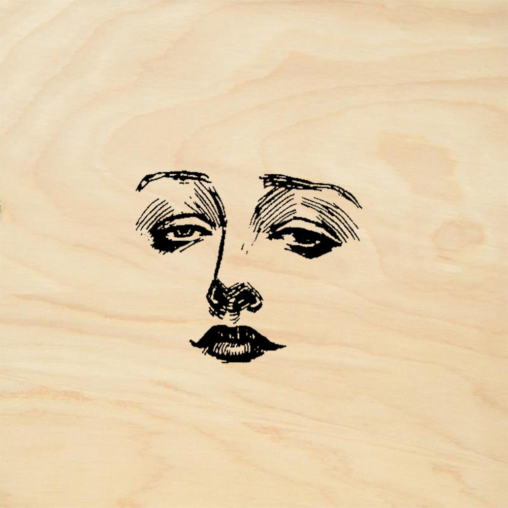 StampaFe Coco Face Portrait Mixed Media Rubber Art Stamp