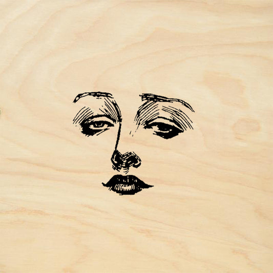 StampaFe Coco Face Portrait Mixed Media Rubber Art Stamp