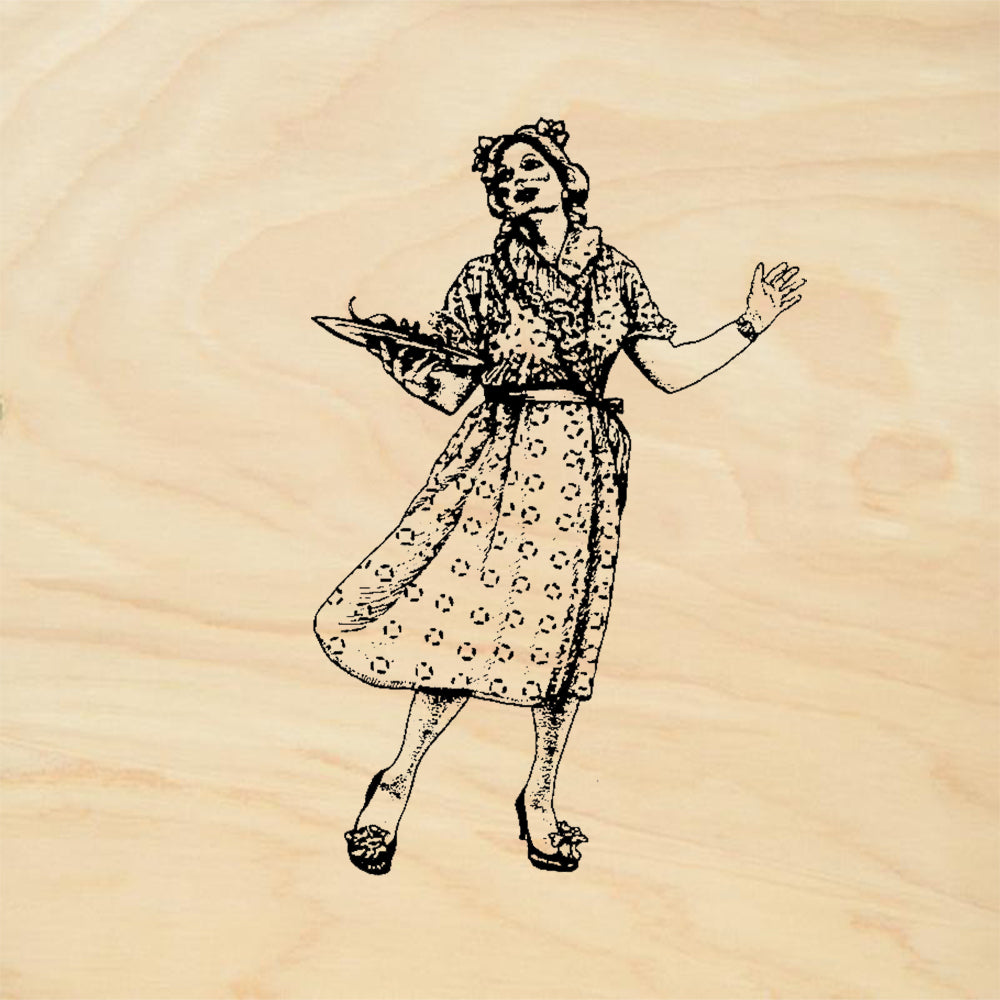 StampaFe Baby Jane Retro Housewife Rubber Art Stamp