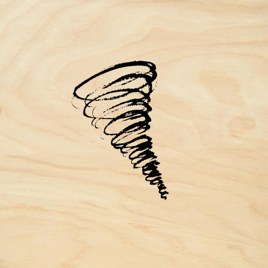StampaFe Twister Weather Mixed Media Rubber Art Stamp