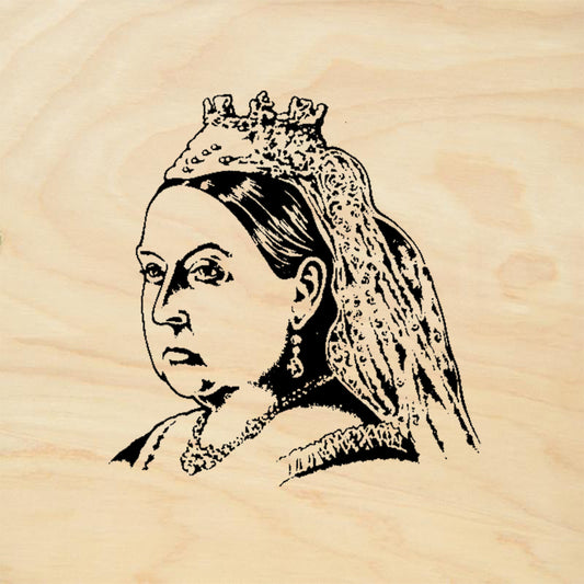 StampaFe Victoria Queen Portrait Royal Rubber Art Stamp