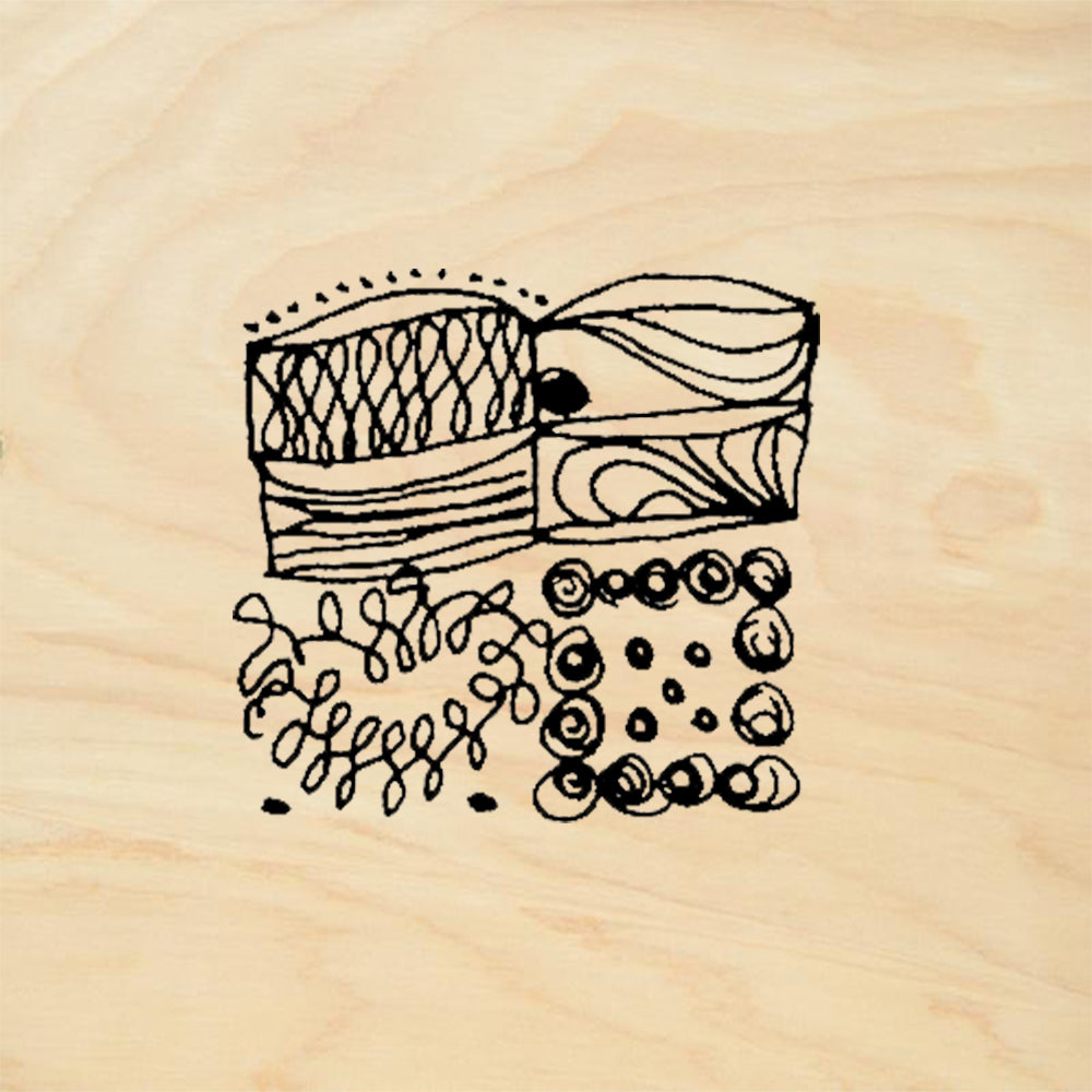 StampaFe Quatro Rubber Art Stamp