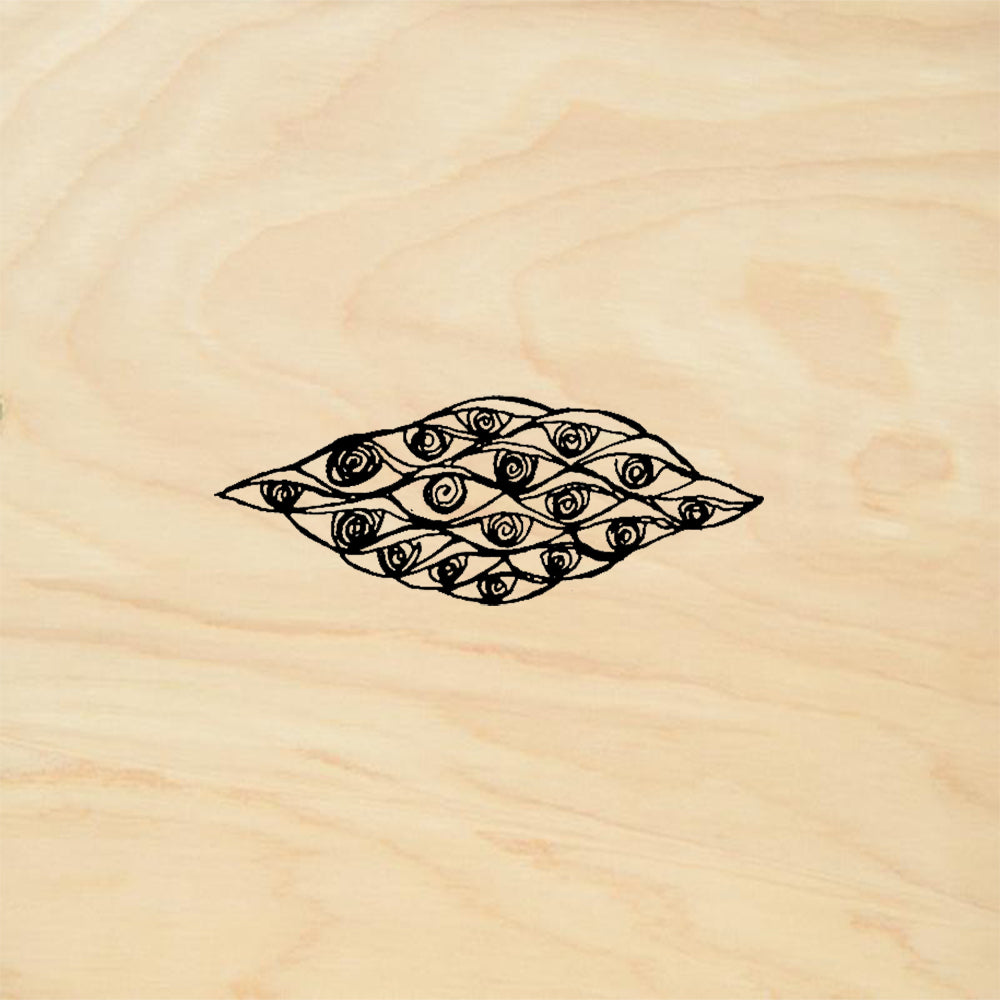 StampaFe Gustav's Eyes Multiple Eyes Surreal Rubber Art Stamp