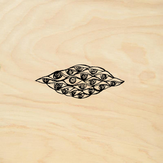 StampaFe Gustav's Eyes Multiple Eyes Surreal Rubber Art Stamp