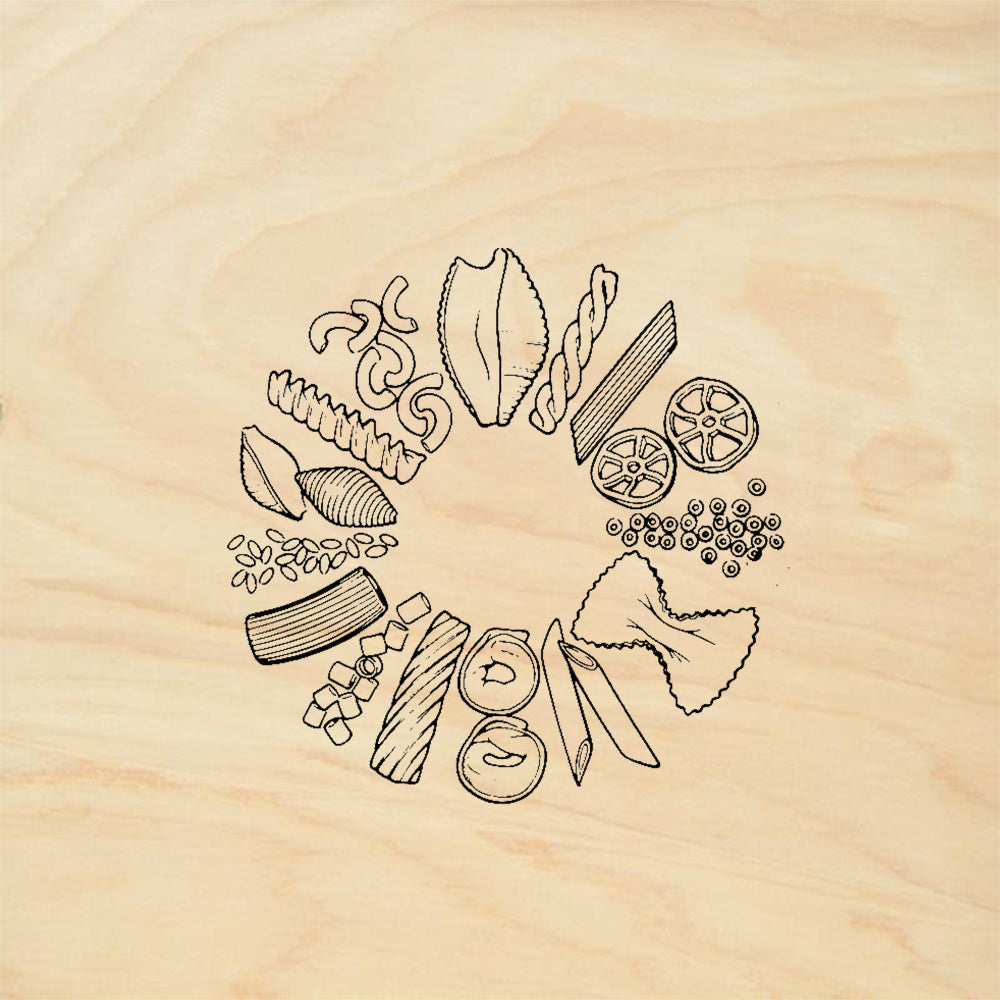StampaFe Pasta Ring Rubber Art Stamp