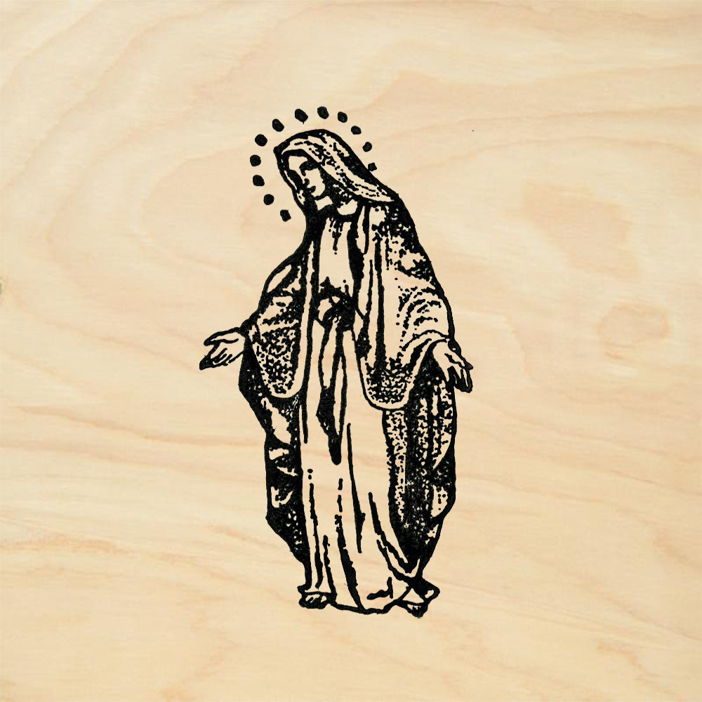 StampaFe Virgin Mary Rubber Art Stamp