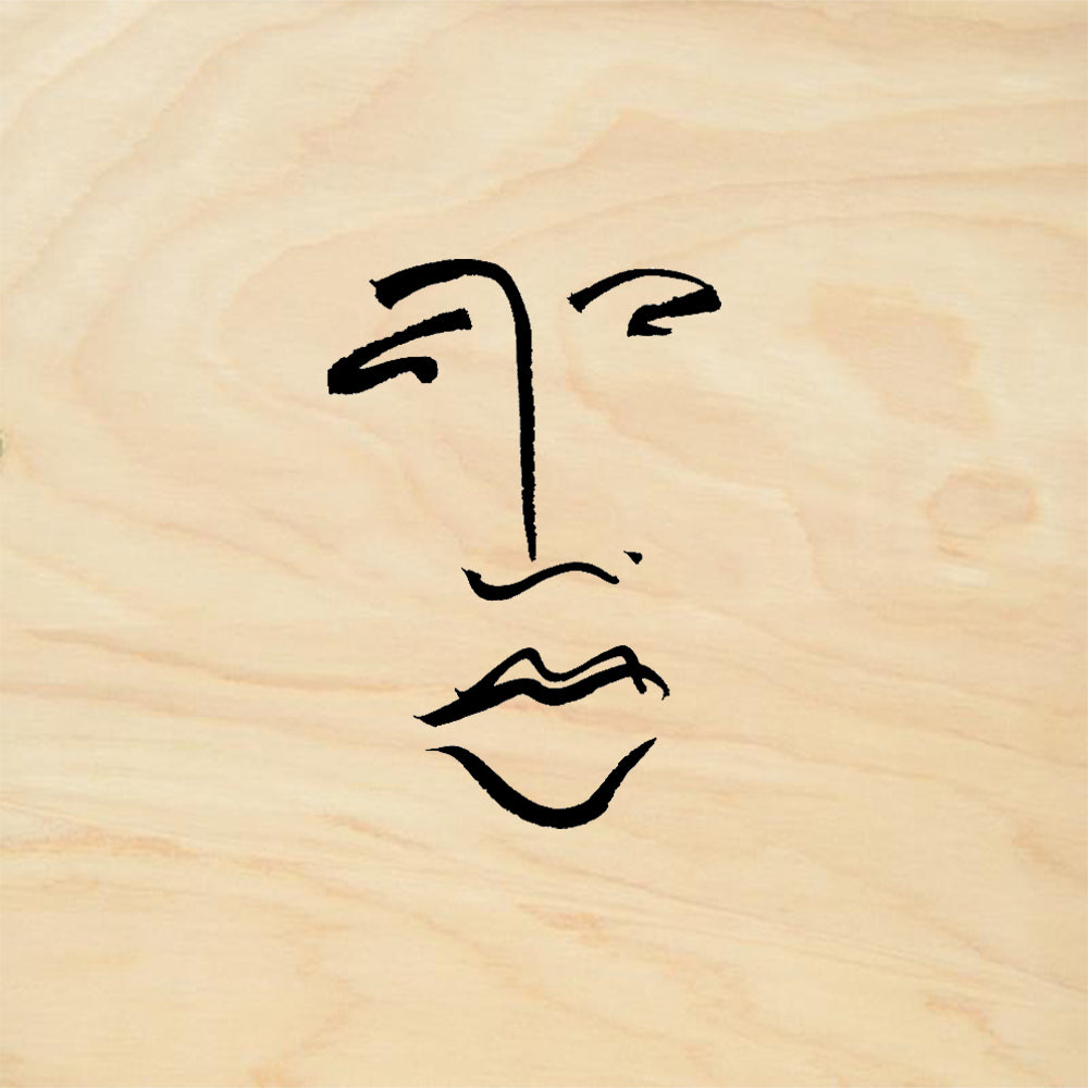 StampaFe Grace Female Face Minimalist Line Art Rubber Art Stamp