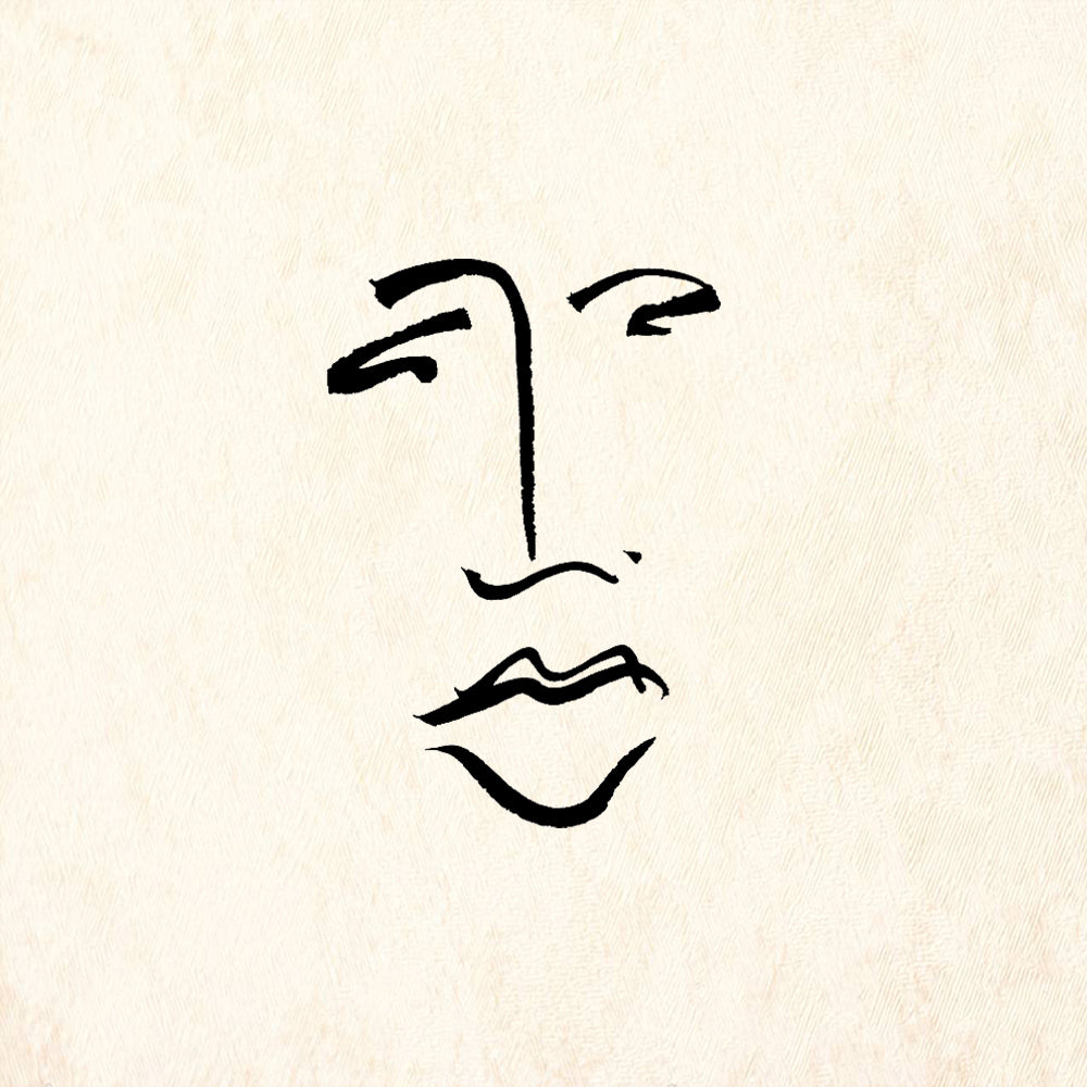 StampaFe Grace Face Rubber Art Stamp